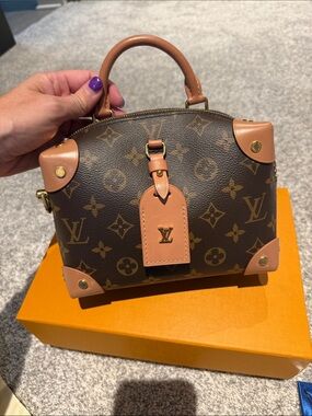 Louis Vuitton Petite Malle Souple Brown Monogram - Full Inclusion